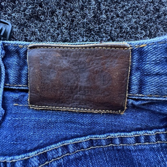 Vintage Polo Ralph Lauren Mens Relaxed Fit Jeans 40x32 Blue Denim - Picture 3 of 9